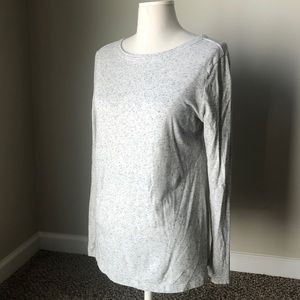 Speckled long sleeve LOFT tee